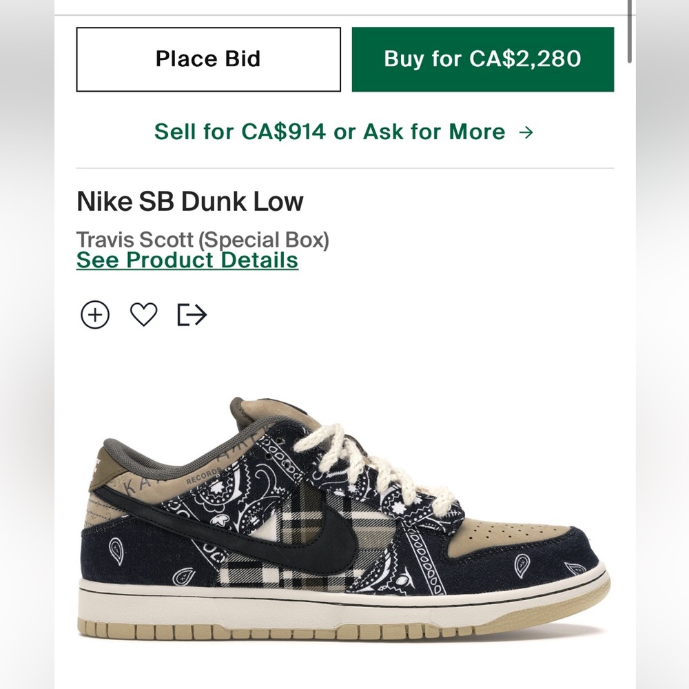 Travis Scott x Dunk Low Premium QS SB ‘Cactus Jack’